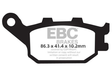 Klocki hamulcowe EBC tył YAMAHA FZ6 Fazer S2 - Hal