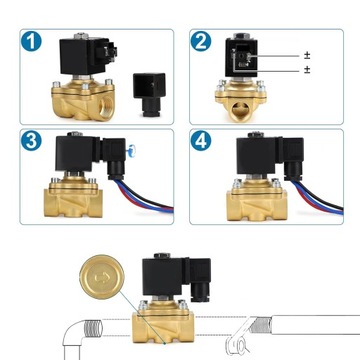 ELEKTROZAWÓR WODY REDUKTOR REGULATOR CIŚNIENIA WODY 1.0MPA 220V G3/4CAL