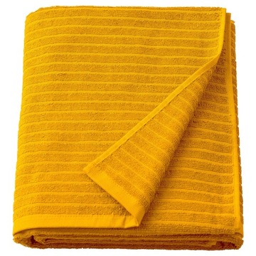 IKEA VAGSJON ręcznik kąpielowy 100x150 złotożółty