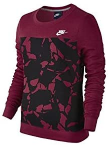 NIKE oryginalna Sportowa bordowa BLUZA XS/S