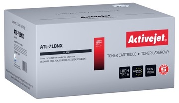 TONER ACTIVEJET ATL-71BNX LEXMARK 71B2HK0 BLACK 6K