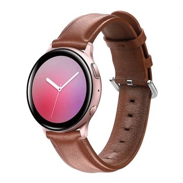 Beline Skórzany pasek do zegarków 20mm SAMSUNG XIAOMI HUAWEI GARMIN GARETT