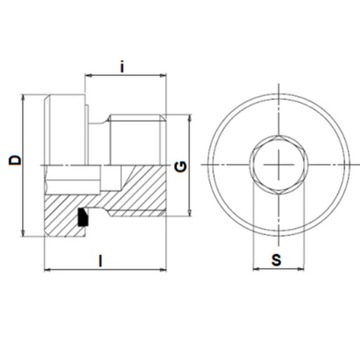 HANSA FLEX, заглушка гидравлическая M24x1,5, VHM90-24ED