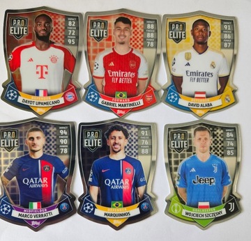 Topps Match Attax - Pro Elite Shield - zestaw 6 kart