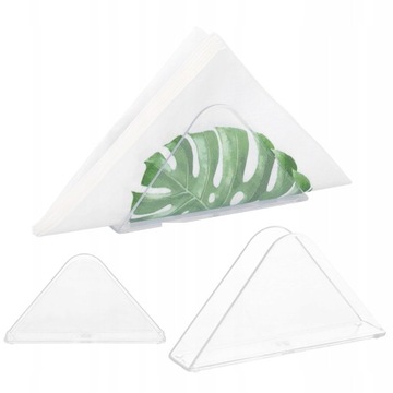 SERWETNIK przezroczysty pojemnik na serwetki minimalistyczny design