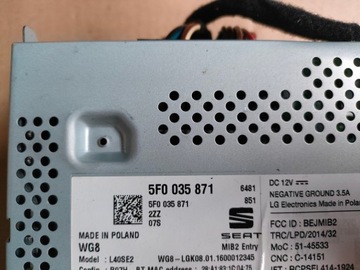 SEAT IBIZA 4 РАДИО 5F0035871