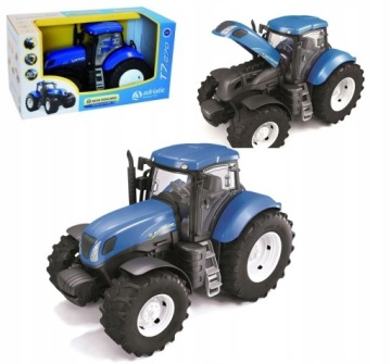 Traktor Pro Děti Měřítko 1:16 Velký traktor New Holland Otočná Kola