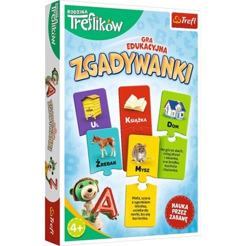 Gra Trefl - Zagadkowy Alfabet Rodzina Treflików