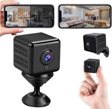Skrytá Špionážní Kamera Mini Wifi Hd Detekce S Funkcí Nočního Vidění