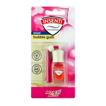 Moje Auto Insenti Wood Bubble Gum zawieszka 8ml