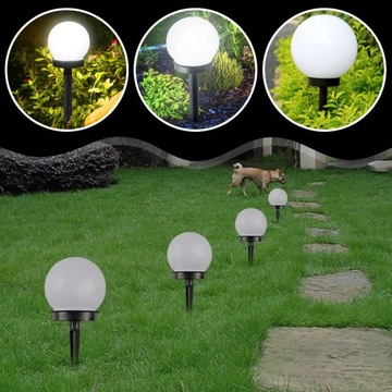 4x СОЛНЕЧНАЯ САДОВАЯ ЛАМПА STRONG WHITE LED BALL XXL РАЗМЕЩЕННЫЕ ЛАМПЫ ДЛЯ САДА