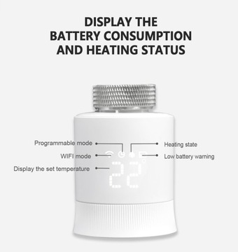 Термостатическая головка SMART Zigbee 3.0 Tuya, 3 шт.