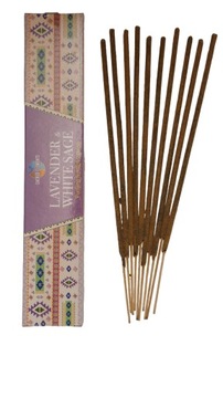 KADZIDŁA PYŁKOWE LAVENDER WHITE SAGE LAWENDA BIAŁA SZAŁWIA SHABRO 15 g