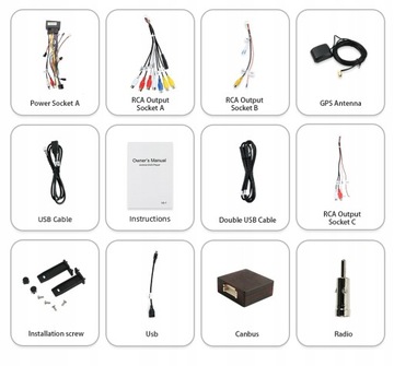 Radio samochodowe dla Ford Focus 2 S Max Mondeo Kuga Fiesta Fusion Galaxy