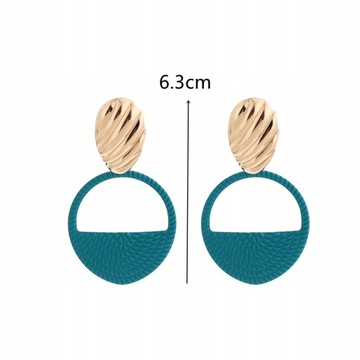 New Green Color Hang Earrings for Women Flowe