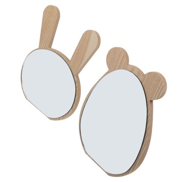 2 зеркала для девочек, принадлежности для макияжа в спальне