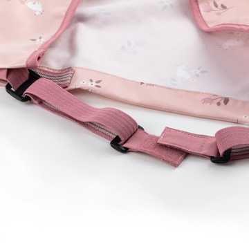 Водонепроницаемый нагрудник с длинными рукавами ECO BiBADO BLW Curious Cottontails