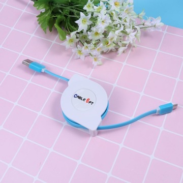 2 выдвижных зарядных кабеля USB-кабель для зарядки