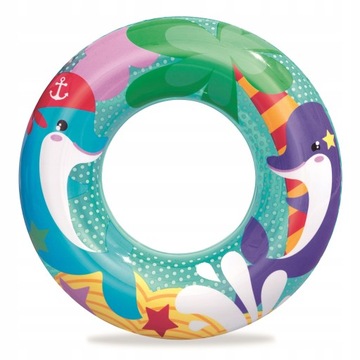 Koło do plywania 51cm mix Delfin Pingwin syrenka