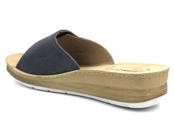 ТАПОЧКИ ЖЕНСКИЕ INBLU FC-53 ПУ КОЖА, КОЖАНАЯ Стелька, ЛЕТНИЕ НА ПЛОСКОЙ ПЛАНЕ