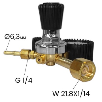 Редуктор CO2/аргон RB-CO2-MOUSE SHERMAN 200 бар