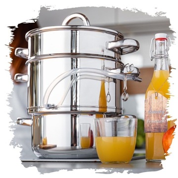 Паровая соковыжималка FLORINA 5 л CN MIDI индукционная