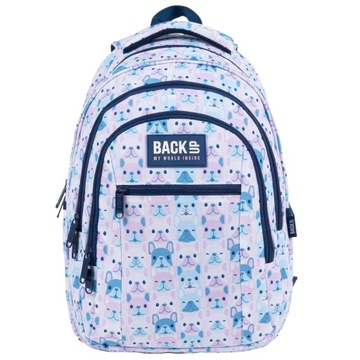 РЕЗЕРВНЫЙ НАБОР РЮКЗАК 2в1 + БЛОКНОТ С БУЛЬДОГАМИ СОБАКИ