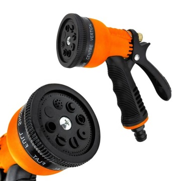 Pistolet ogrodowy do węża 8 funkcji