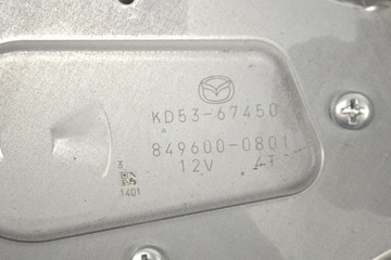MAZDA CX-5 2.2 D 2016 RHD MOTOR STĚRAČE ZADNÍ OKNO KD53-678450