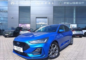 Ford Focus IV Hatchback Facelifting 1.0 EcoBoost 125KM 2024 Ford Focus 1.0 Ecoboost Hybrid 125KM ST-Line X Salon PL VAT 23 Gwarancja, zdjęcie 1