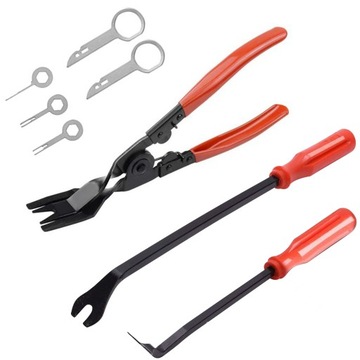 Набор инструментов для разборки и снятия обивки, магнитолы, съемники, 19 шт.