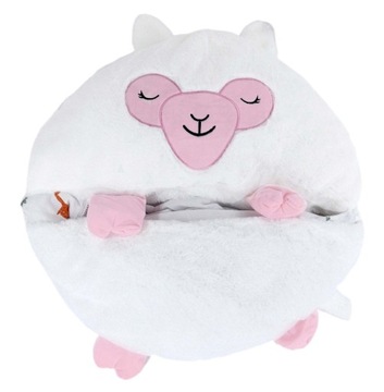 ДЕТСКИЙ СПАЛЬНЫЙ МЕШОК ПОДУШКА 2в1 АЛЬПАКА ЛАМА