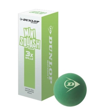 PIŁKI DO SQUASHA DLA DZIECI DUNLOP COMPETE 3 SZT