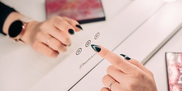 Зеркало для макияжа Humanas HS-HM02 LED Hollywood