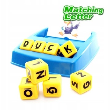 GRA MANUALNA MATCHING LETTER 30 KART ZWIERZĘTA