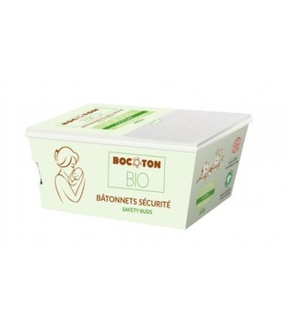 Ekologiczne patyczki kosmetyczne BIO dla dzieci, 60 sztuk Bocoton