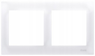 SIMON 54 Ramka podwójna 2-krotna 2x biała