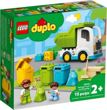 LEGO Duplo 10945 - Śmieciarka i recykling NOWE! Na Prezent SZYBKO!