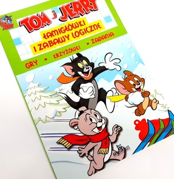 TOM I JERRY ŁAMIGŁÓWKI I ZABAWY LOGICZNE KRZYŻÓWKI