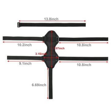 Ремень для крепления звуковой панели позволяет установить подставку для велосипеда.