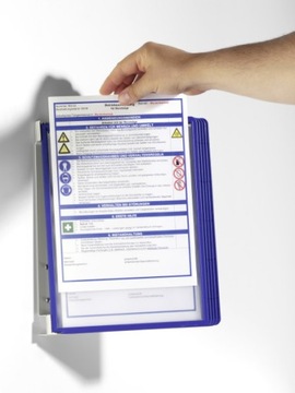 НАСТЕННЫЙ КОМПЛЕКТ DURABLE VARIO 5 СИНИХ ПАНЕЛЕЙ.