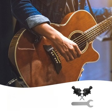 2 шт. насадки для гитарного ремня, ЗАМОК ДЛЯ АКУСТИЧЕСКОЙ ЭЛЕКТРИЧЕСКОЙ ГИТАРЫ