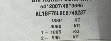 Chevrolet Trax 1.7D 130KM 2014 Chevrolet Trax Diesel Zarejestrowany Ubezpieczony, zdjęcie 36