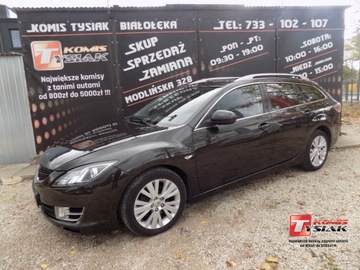 Mazda 6 II Kombi 2.0 MZR 147KM 2008 Mazda 6 BIALOLEKA 2.0 Benzyna (147 KM), 2008 r. produkcji KOMIS TYSIAK