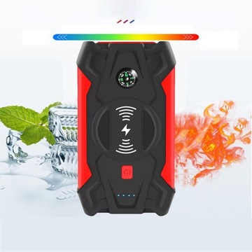 ПУСКНОЙ СТАРТЕР МОЩНЫЙ ЗАПУСК УСИЛИТЕЛЬ POWERBANK НАБОР ФАКЕЛОВ 20000 мАч 12 В