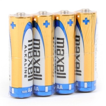4 x Maxell Baterie Alkaliczne R6 LR6 AA nowe