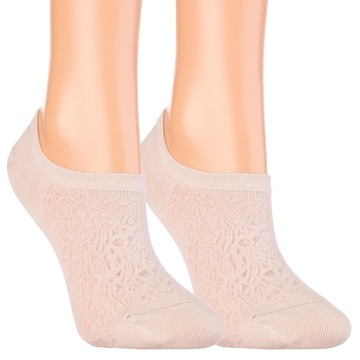 3x Ponožky Dámske Nízke Členkové Ponožky Prelamované Elegantné Pohodlné MORAJ 35-38