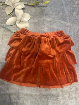 128 Spódnica welur święta Moda Włoska