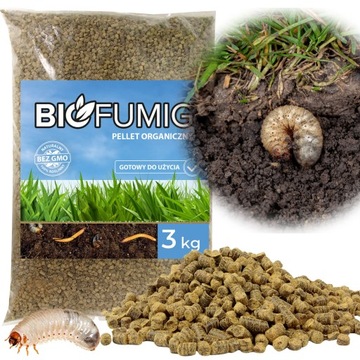 NAWÓZ NATURALNY ORGANICZNY ŚRODEK TURKUCIE PĘDRAKI NICIENIE KRETY eko 3KG