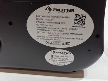 Набор для караоке Auna Stage Hero, Bluetooth-динамик, USB-диск